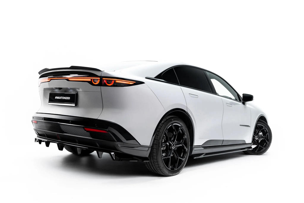 Maxton Design Heckspoiler Lippe für Mazda 6e Mk1 [2024-] | Schwarz Hochglanz | ABS-Kunststoff | mit TTG (eintragungsfrei)