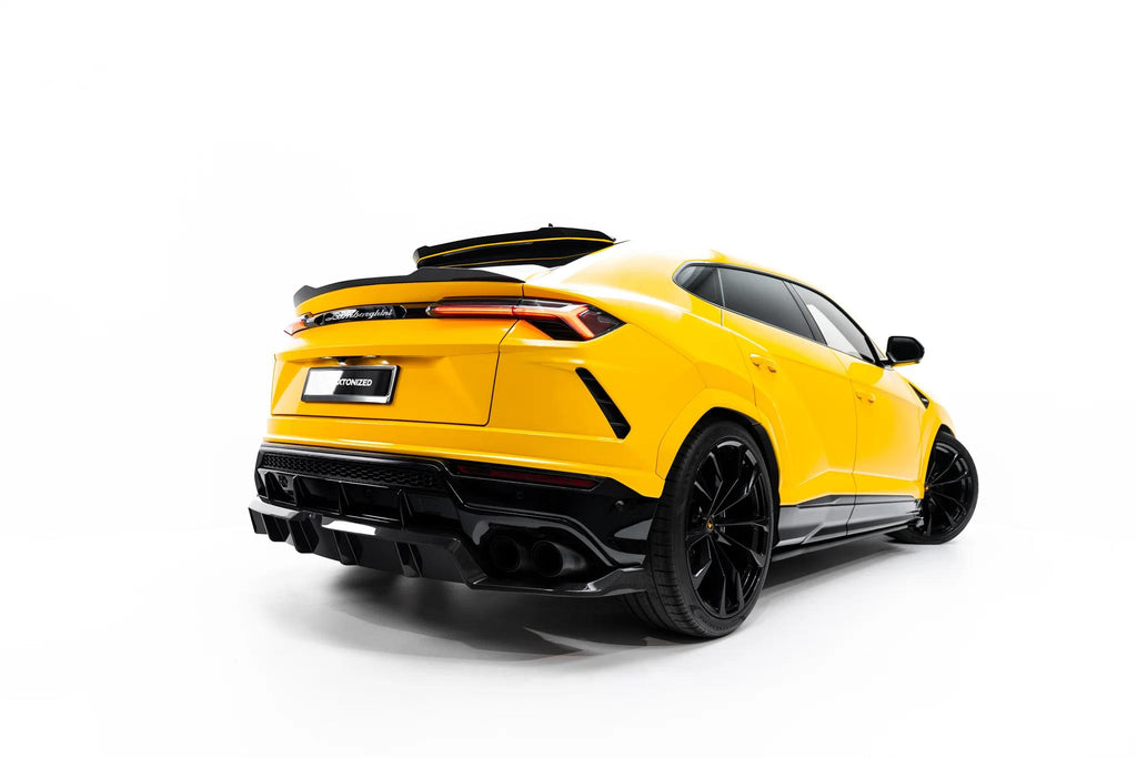 Maxton Design Prepreg Carbon Fiber Rear Splitter (mit Einem Vertikalem Balken) Lamborghini Urus Mk1
