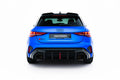 Maxton Design Diffusor Heck Ansatz passend für Audi RS3 Limousine 8Y Facelift (Version mit Originalreflektor) schwarz Hochglanz