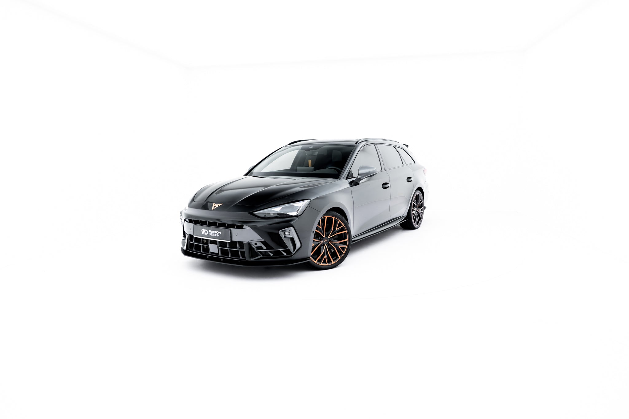 Maxton Design Street Pro Street+ Spoilerlippe Front Ansatz passend für Cupra Leon ST / Hatchback Mk1 Facelift