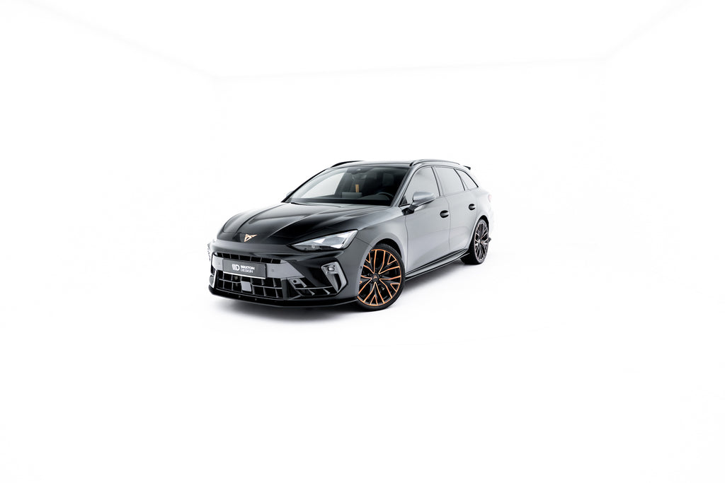 Maxton Design Street Pro Street+ Spoilerlippe Front Ansatz passend für Cupra Leon ST / Hatchback Mk1 Facelift