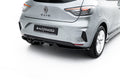 Maxton Design Street+ Mittlerer Diffusor RACE passend für Renault Clio Mk5 Facelift schwarz Hochglanz