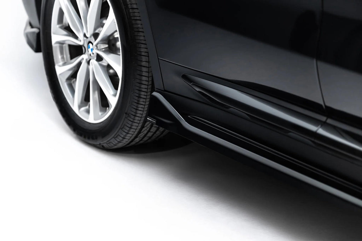 Maxton Design Seitenschweller für BMW X3 G01 [2017-2021] | Schwarz Hochglanz | ABS-Kunststoff