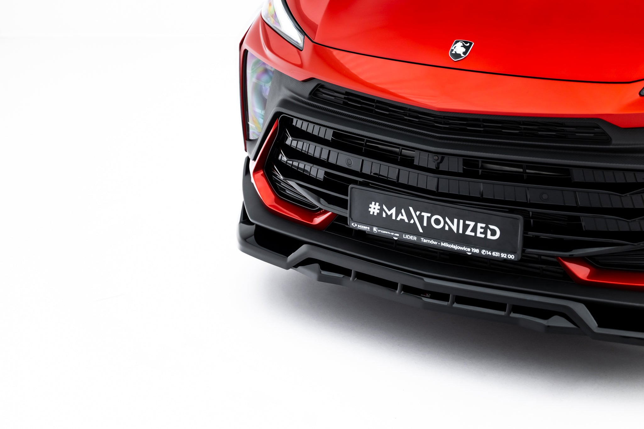 Maxton Design Street+ Spoilerlippe Front Ansatz passend für Forthing T-Five Mk1 schwarz Hochglanz