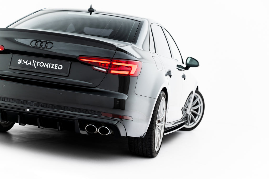 Maxton Design Diffusor Heck Ansatz passend für Audi S4 Limousine / Avant B9