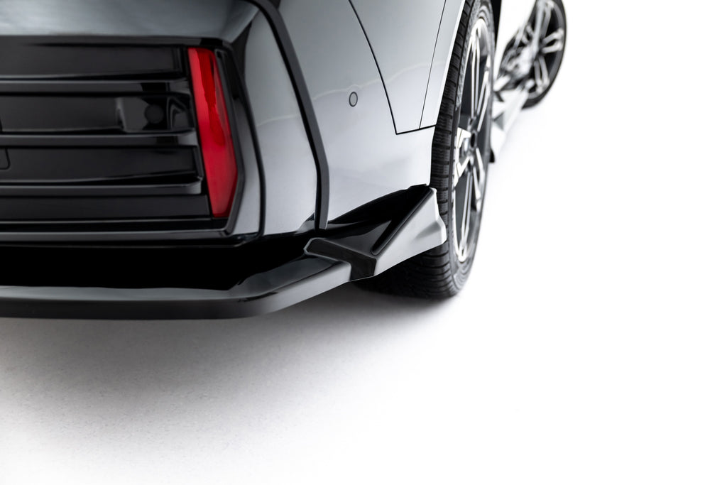 Maxton Design Street+ Mittlerer Diffusor RACE passend für BMW X2 M-Paket / iX2 U10 schwarz Hochglanz