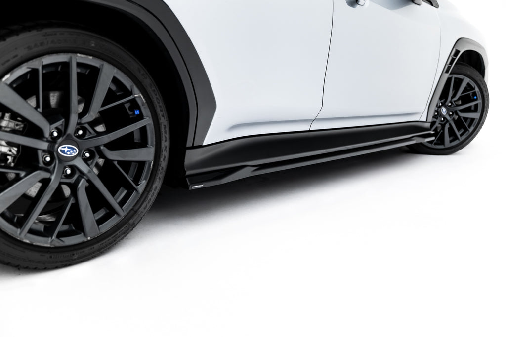 Maxton Design Street+ Seitenschweller Leisten passend für Subaru WRX STI Mk2 schwarz Hochglanz