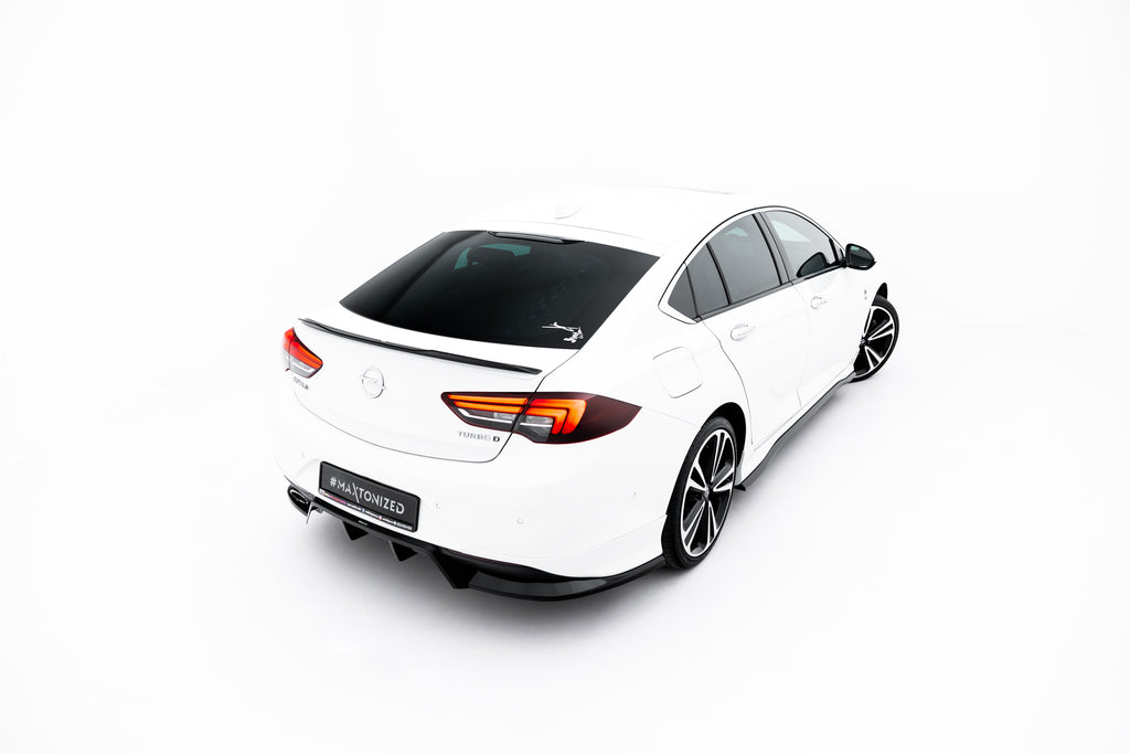 Maxton Design Spoiler CAP passend für Opel Insignia OPC-Line Mk2 schwarz Hochglanz