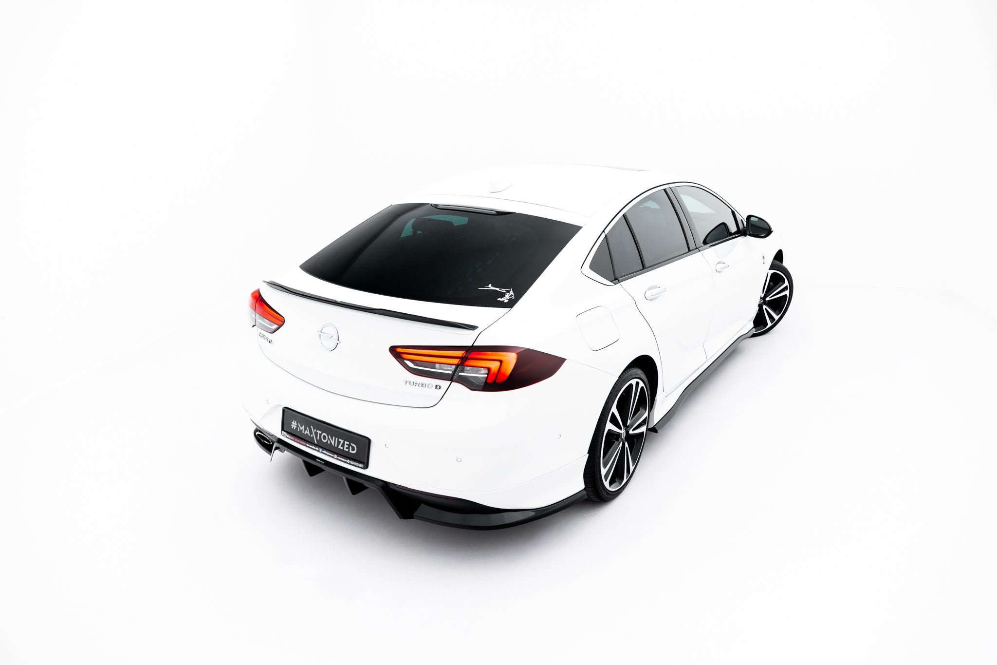 Maxton Design Spoiler CAP passend für Opel Insignia OPC-Line Mk2 schwarz Hochglanz
