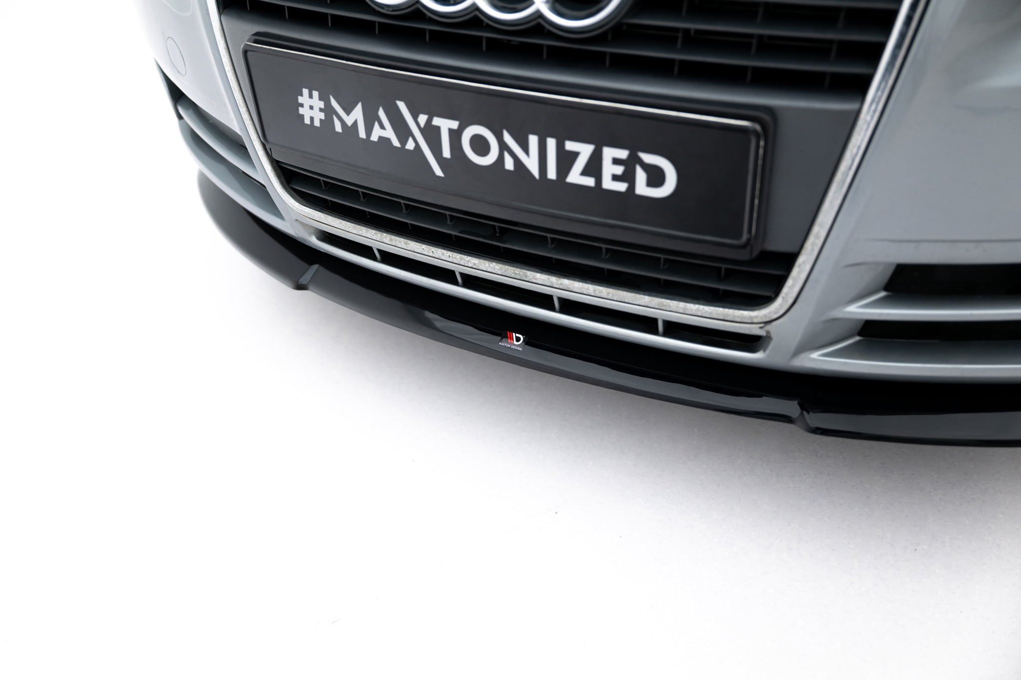 Maxton Design Front Diffuser V.2 Audi A4 B7 schwarz Hochglanz für Audi A4
