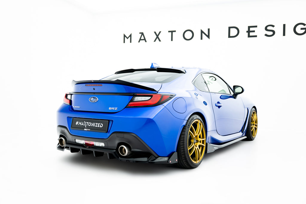 Maxton Design Heckscheiben Spoiler passend für Subaru BRZ Mk2 schwarz Hochglanz