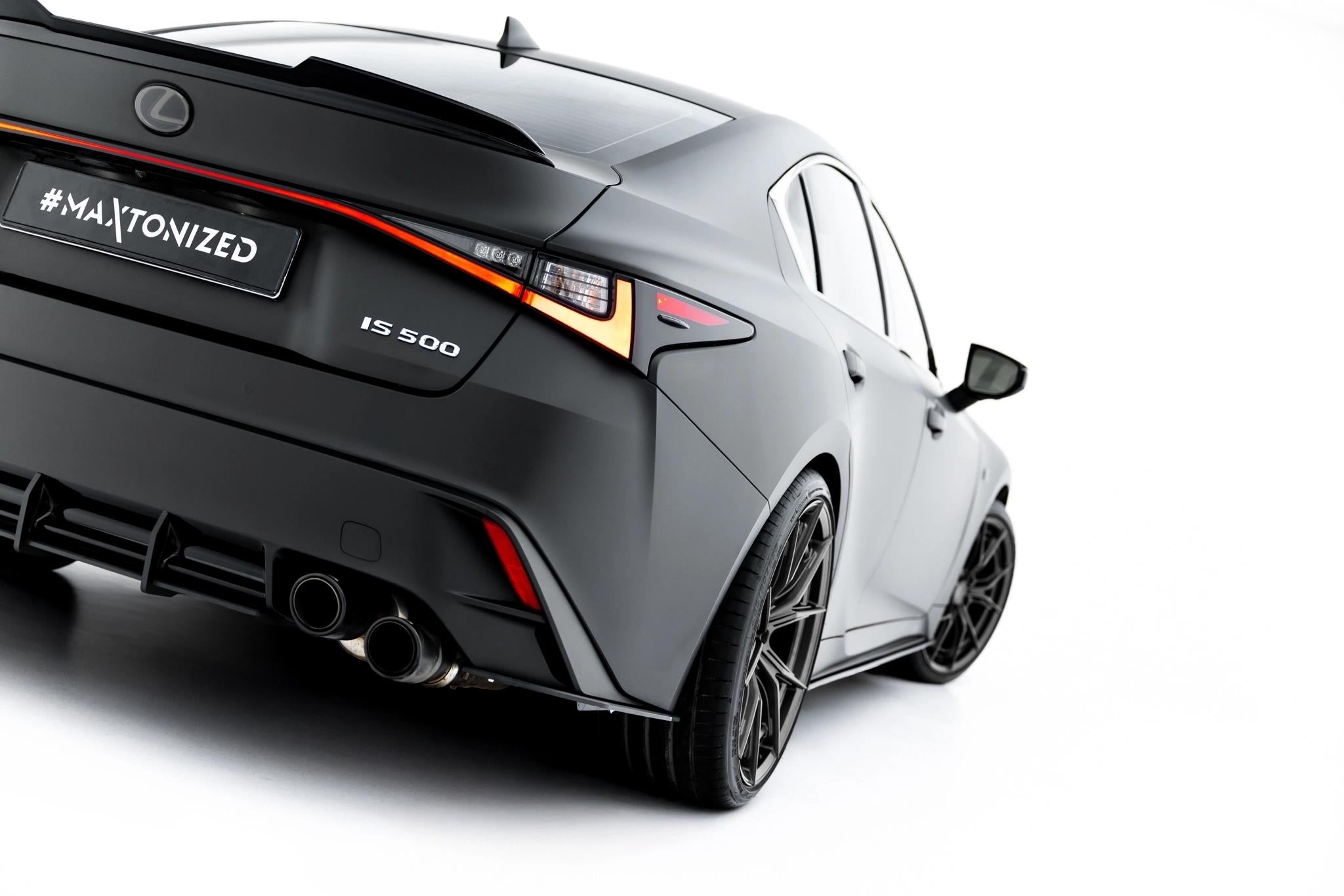 Maxton Design Street Pro Heck Ansatz Flaps Diffusor passend für Lexus IS 500 Mk3 Facelift 2 (XE30)