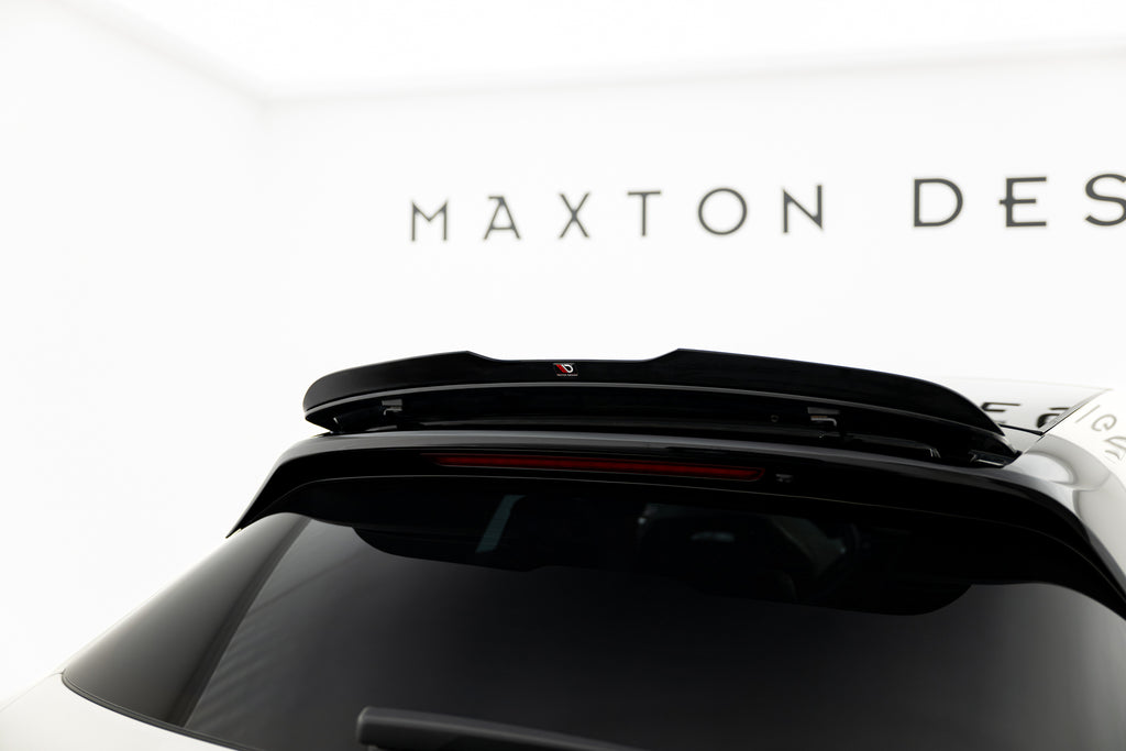 Maxton Design Spoiler CAP passend für Porsche Panamera GTS / 4S / E-Hybrid / Turbo S E-Hybrid Sport Turismo 971 Facelift schwarz Hochglanz