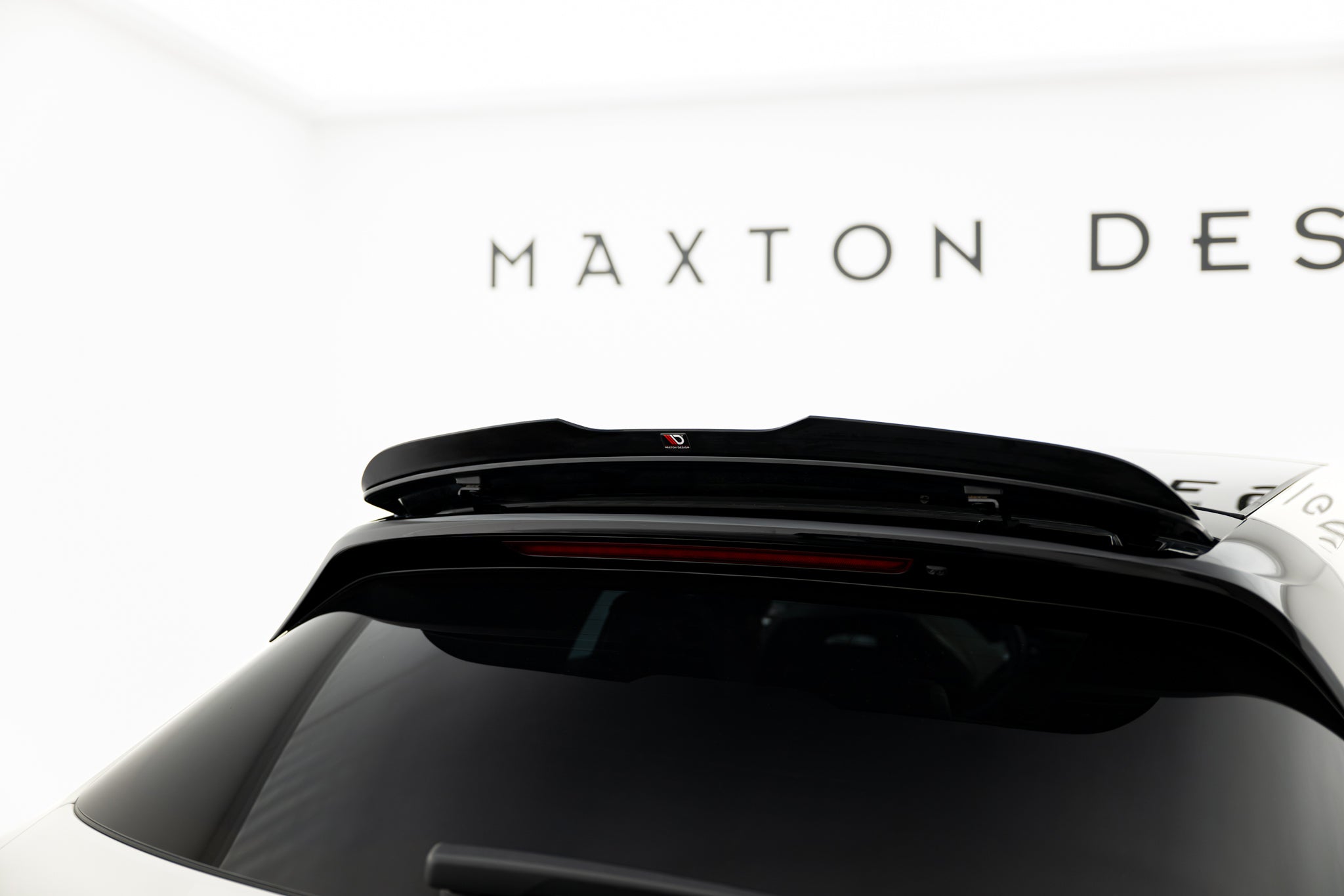 Maxton Design Spoiler CAP passend für Porsche Panamera GTS / 4S / E-Hybrid / Turbo S E-Hybrid Sport Turismo 971 Facelift schwarz Hochglanz