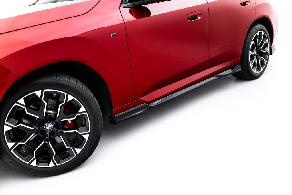 Maxton Design Street+ Seitenschweller Leisten passend für BMW X3 M50 G45 schwarz Hochglanz