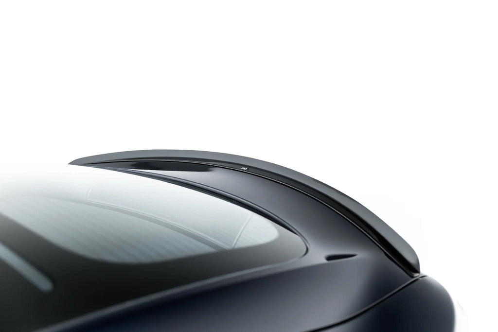 Maxton Design Spoiler CAP V.2 passend für Tesla Model S Mk1 schwarz Hochglanz