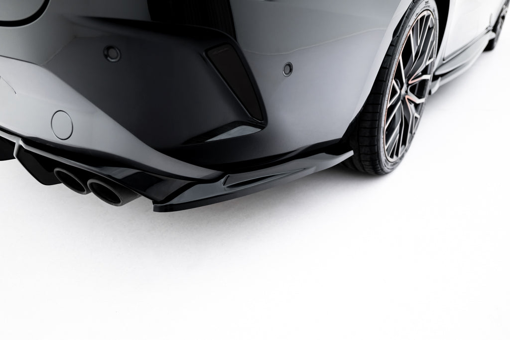 Maxton Design Heck Ansatz Flaps Diffusor V.5 passend für Cupra Leon ST Mk1 Facelift schwarz Hochglanz