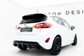 Maxton Design Diffusor Heck Ansatz V.2 passend für Ford FIesta Mk8 ST schwarz Hochglanz
