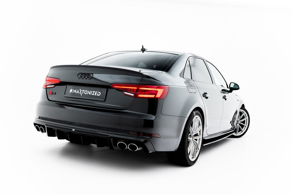 Maxton Design Diffusor Heck Ansatz passend für Audi S4 Limousine / Avant B9