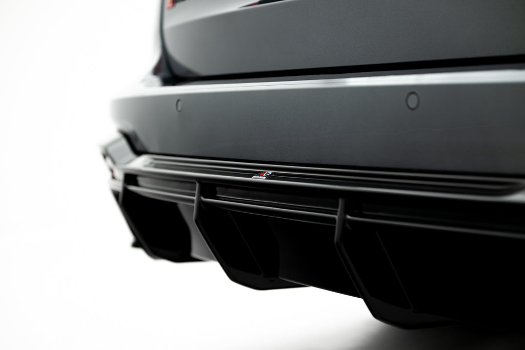 Maxton Design Diffusor Heck Ansatz passend für Audi RS6 C8 / C8 Facelift schwarz Hochglanz