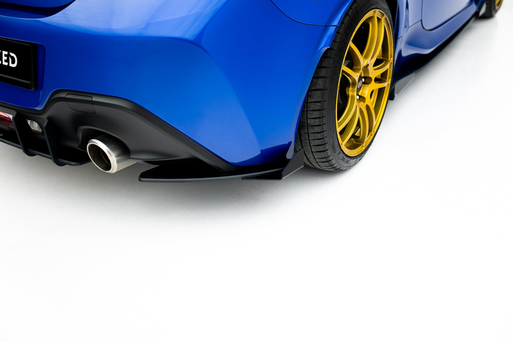 Maxton Design Hintere Seiten Flaps passend für Subaru BRZ Mk2 schwarz Hochglanz