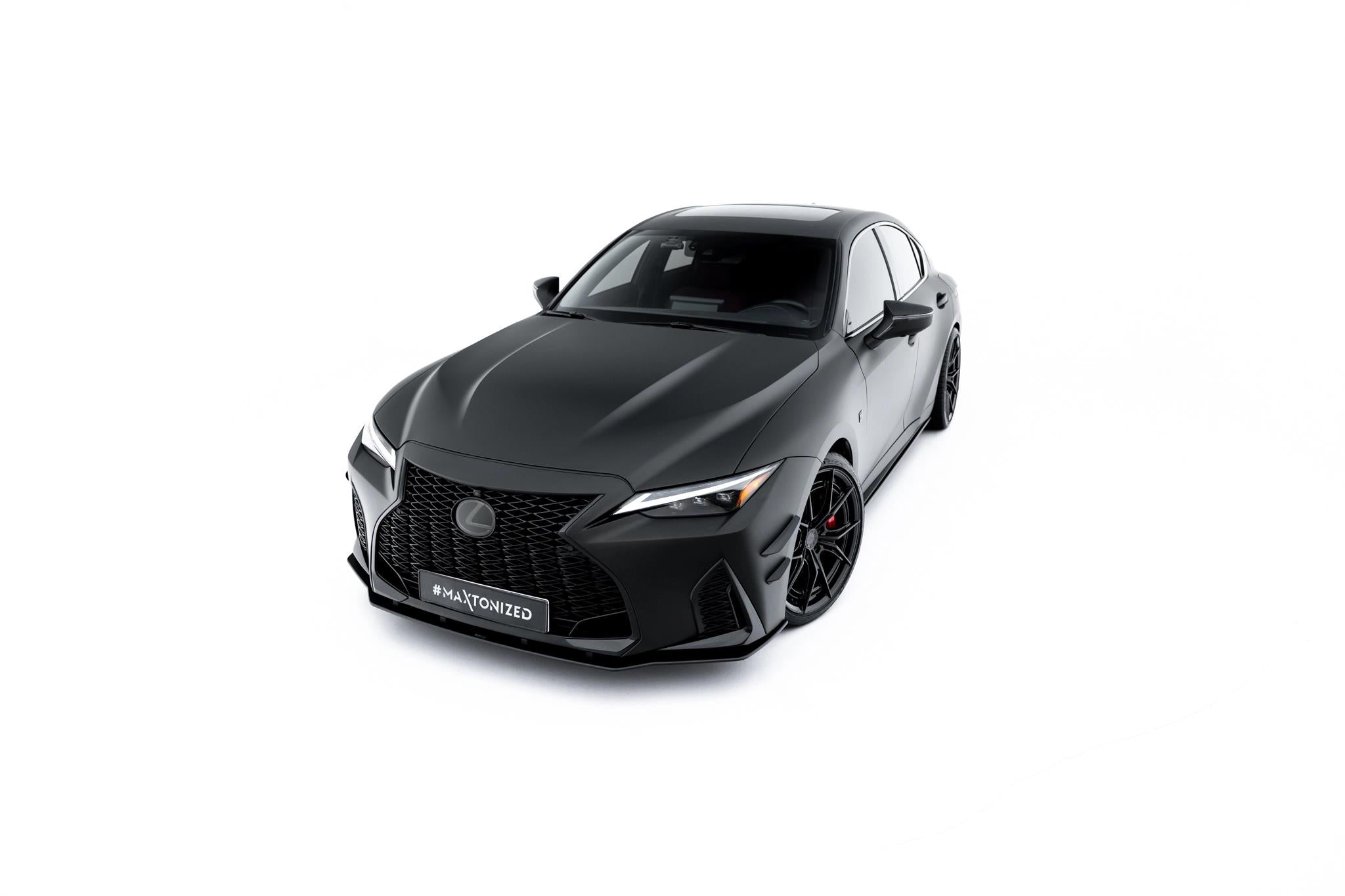 Maxton Design Street Pro Street+ Spoilerlippe Front Ansatz passend für Lexus IS 500 Mk3 Facelift 2 (XE30)