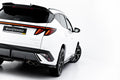 Maxton Design Street+ Mittlerer Diffusor RACE passend für Hyundai Tucson N-Line Mk4 Facelift schwarz Hochglanz