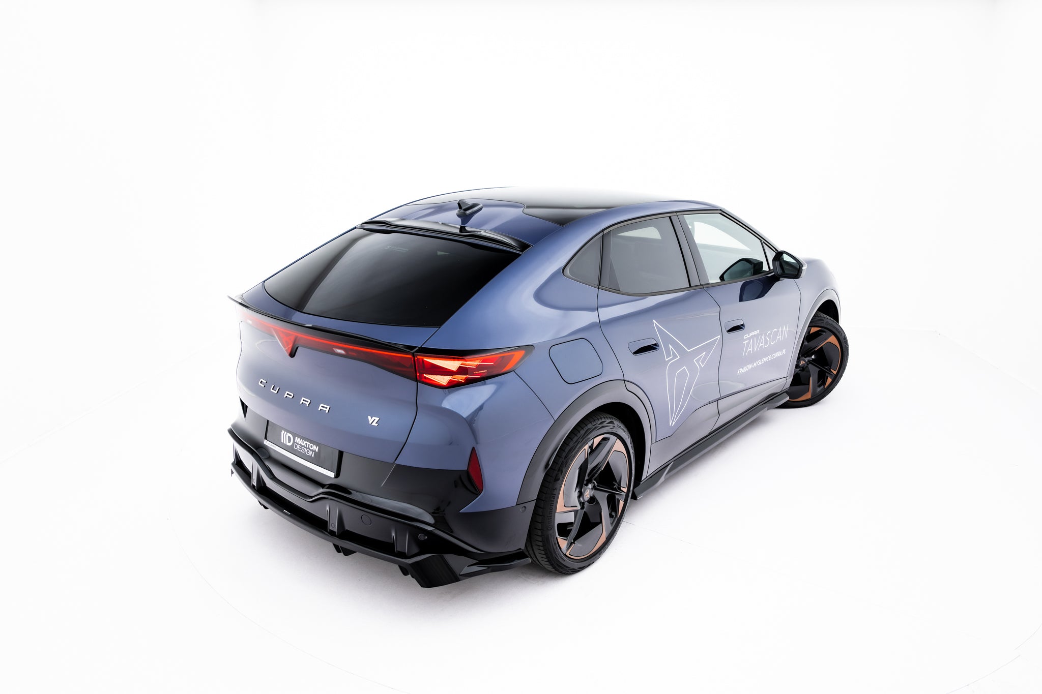 Maxton Design Heckscheiben Spoiler passend für Cupra Tavascan Mk1 schwarz Hochglanz