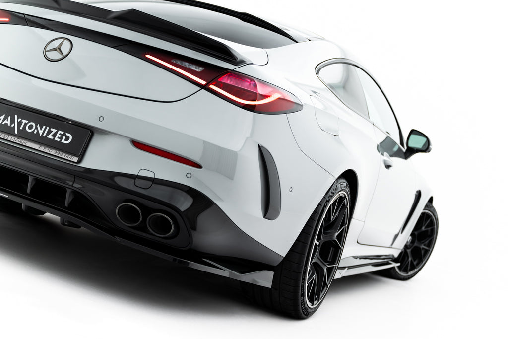 Maxton Design Street+ Mittlerer Diffusor RACE passend für Mercedes-AMG CLE 53 Aero C236 schwarz Hochglanz