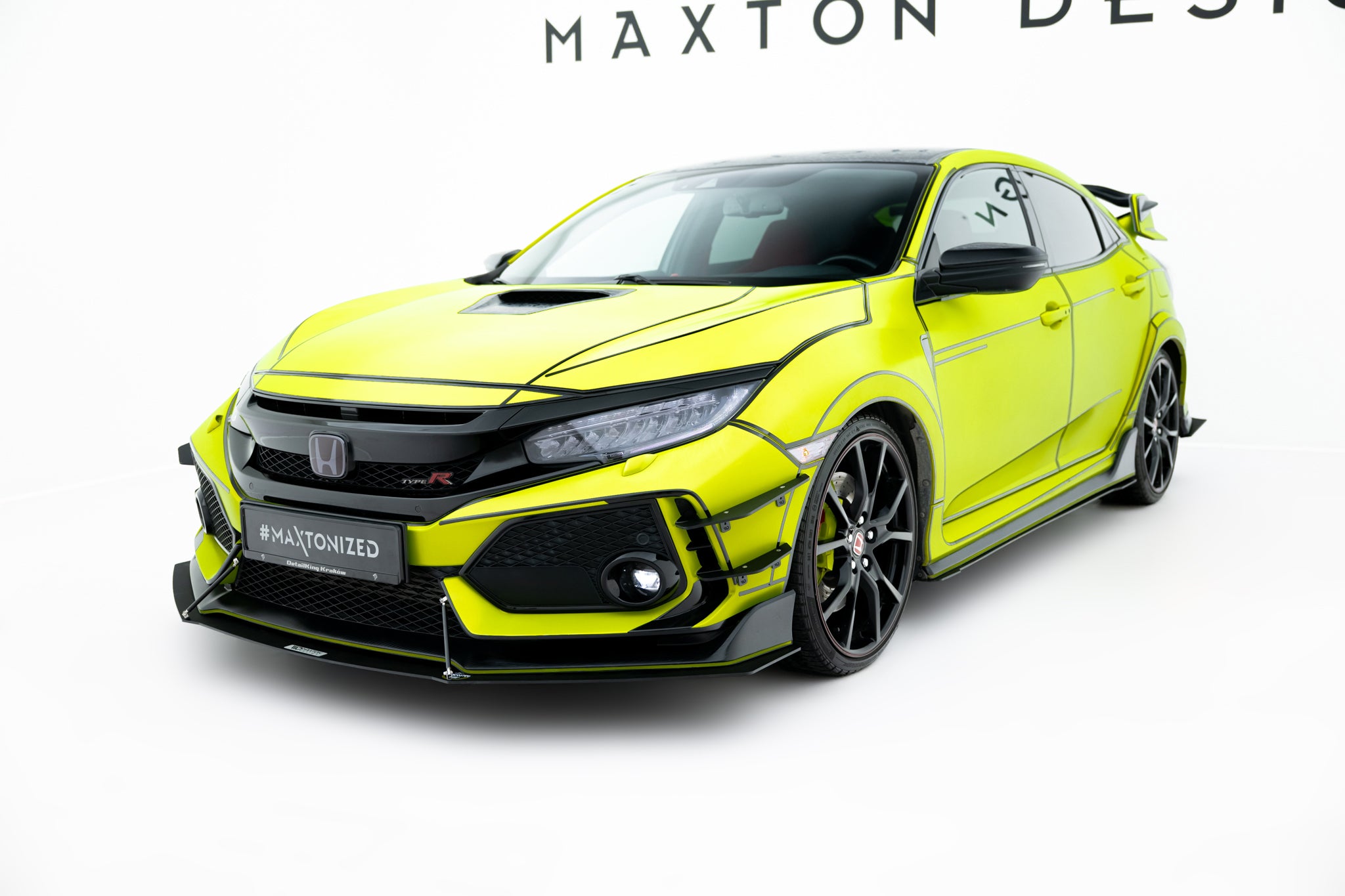 Maxton Design Canards Honda Civic Type-R Mk10 / Mk10 Facelift für Honda Civic Mk10 Facelift