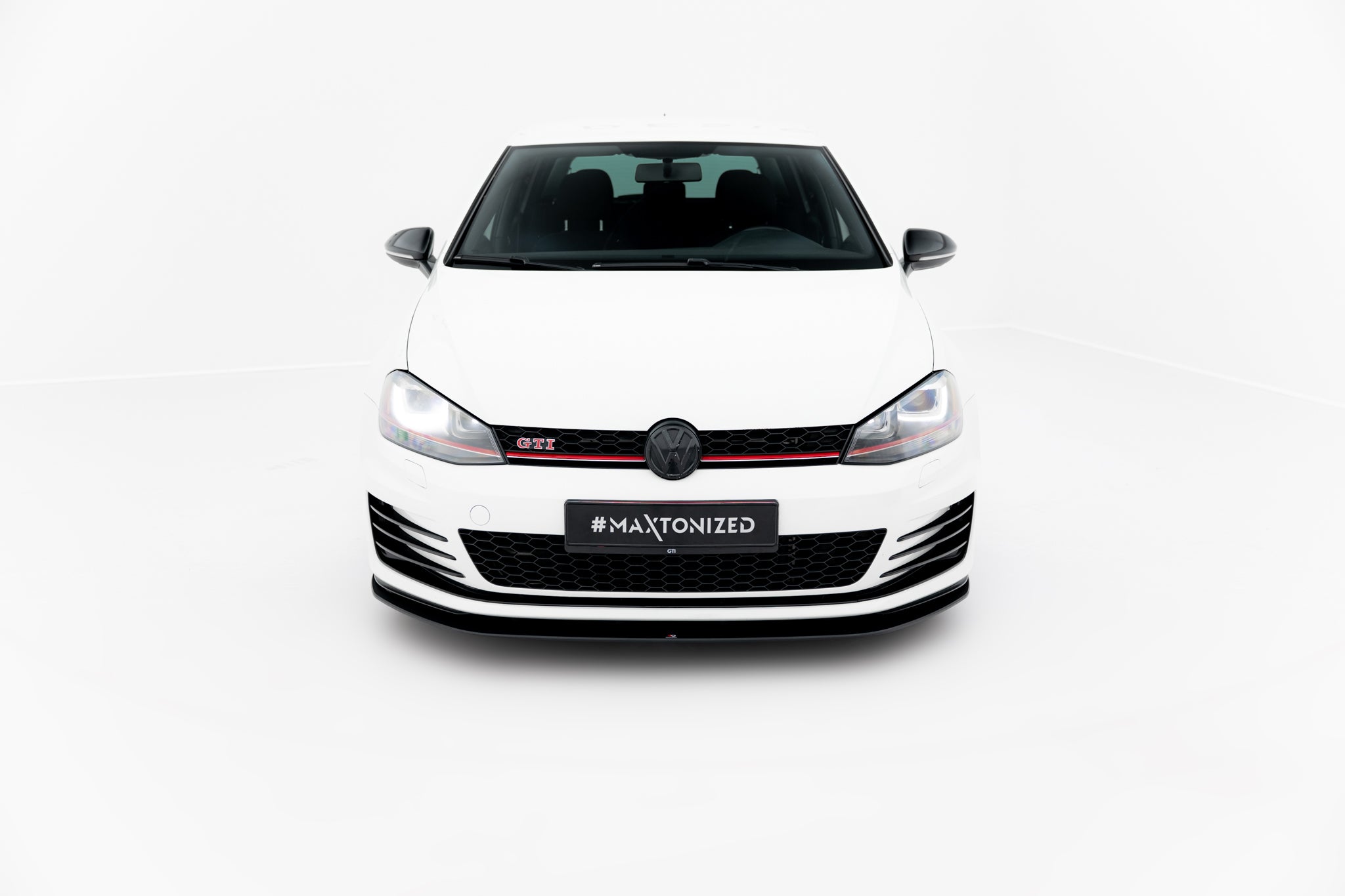 Maxton Design Street Pro Street+ Spoilerlippe Front Ansatz passend für / Frontansatz VW Golf 7 GTI
