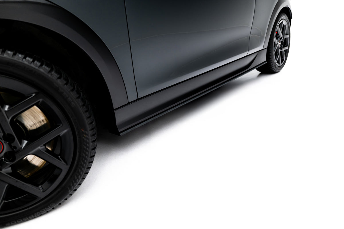 Maxton Design Street Pro Seitenschweller Leisten für Mini Cooper John Cooper Works F65 [2025-] | Schwarz strukturiert | ABS-Kunststoff