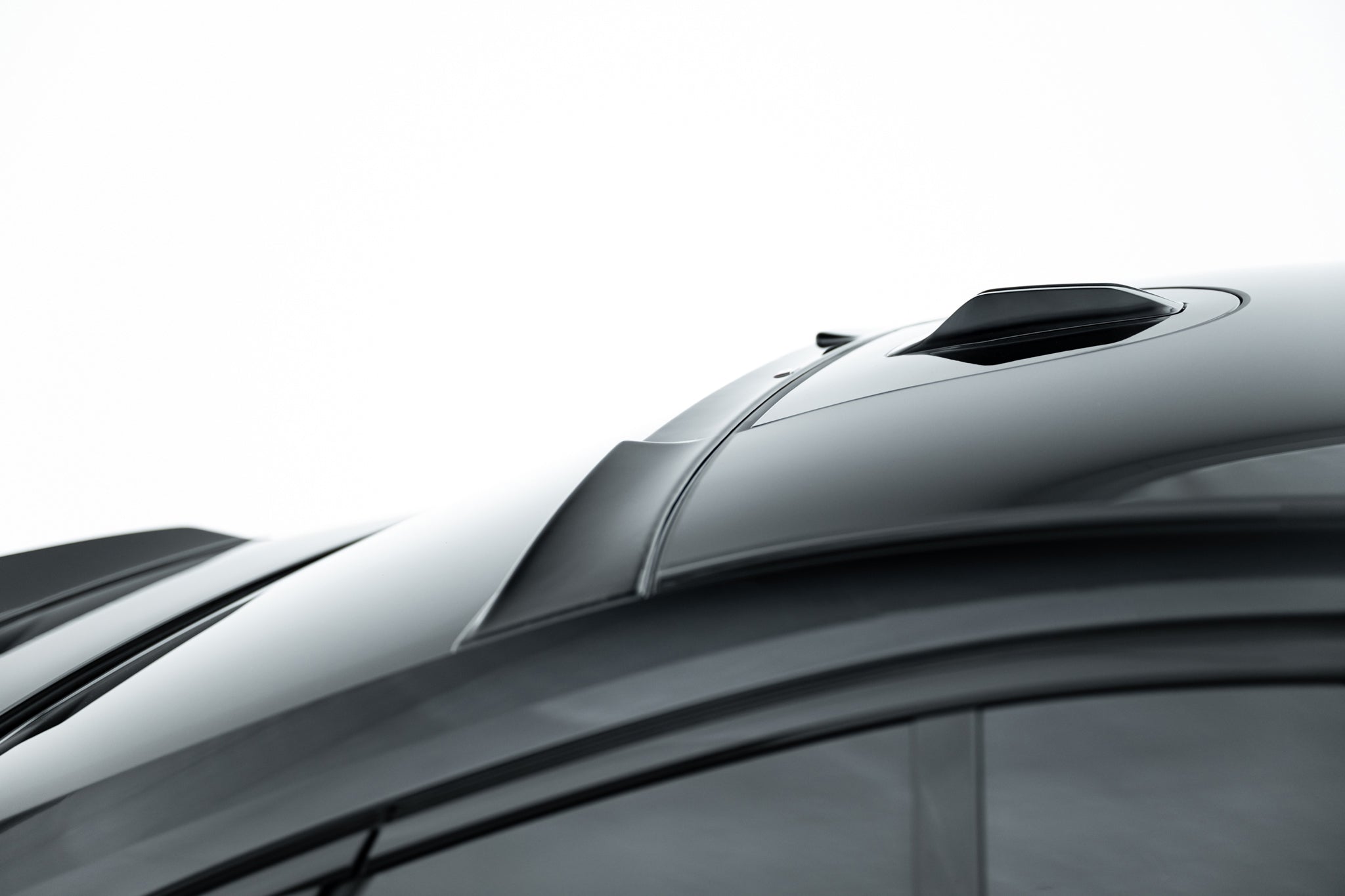 Maxton Design Heckscheiben Spoiler passend für BMW M5 Limousine G90 schwarz Hochglanz