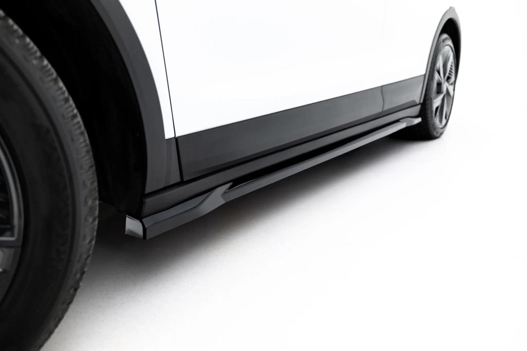 Maxton Design Street+ Seitenschweller Leisten Passend für Skoda Elroq RS Mk1 Schwarz Hochglanz