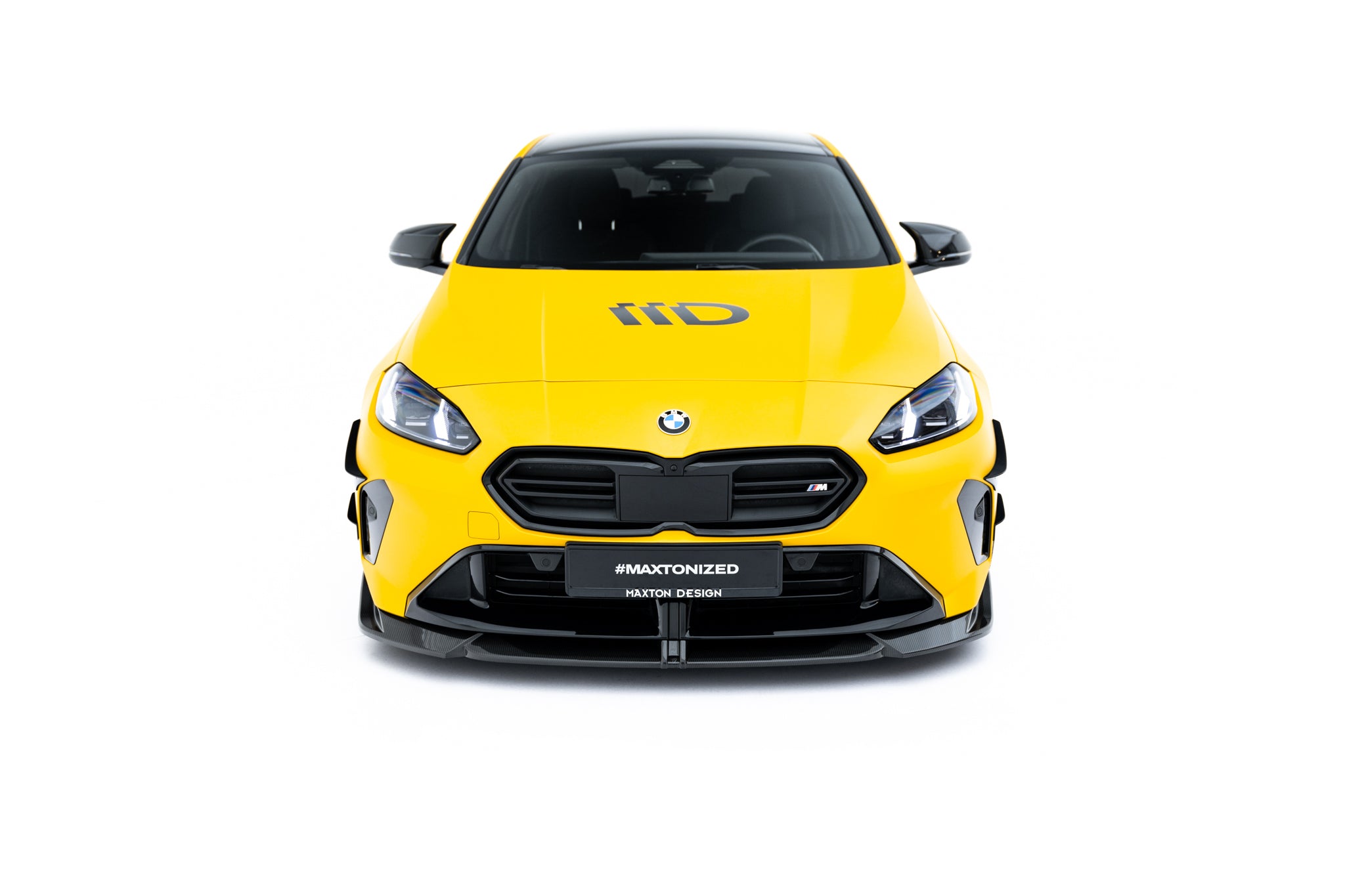 Maxton Design Prepreg Carbon Fiber Street+ Spoilerlippe Front Ansatz passend für BMW M135i / 1 M-Paket F70