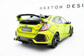 Maxton Design OBERER Spoiler CAP V.1 passend für Honda Civic Type-R Mk10 / Mk10 Facelift schwarz Hochglanz