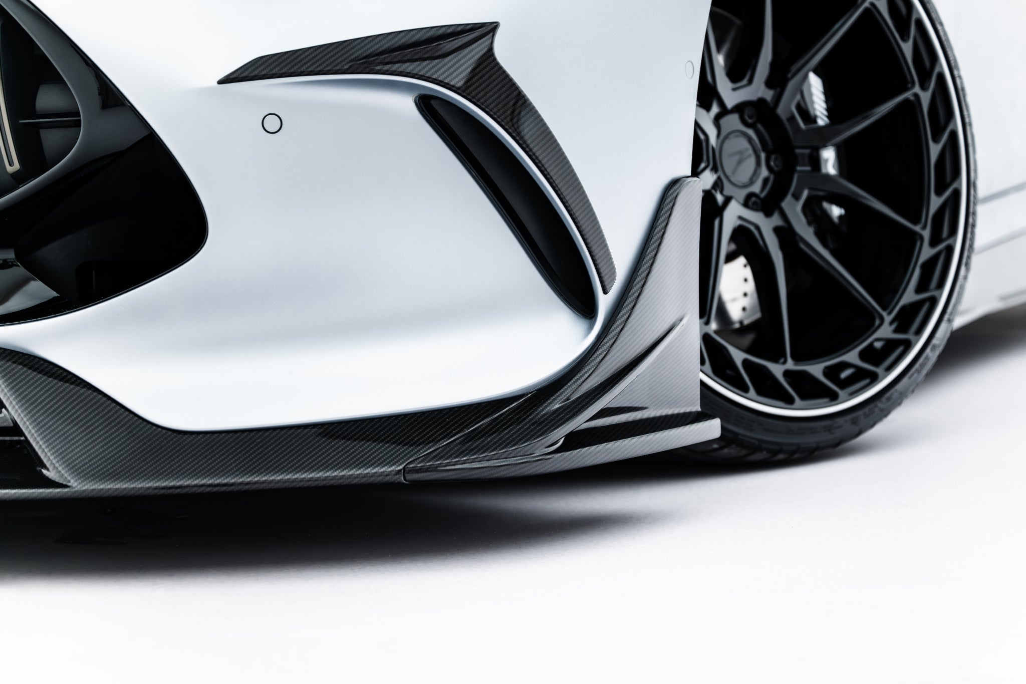 Maxton Design Prepreg Carbon Fiber Street+ Spoilerlippe Front Ansatz passend für Mercedes-AMG GT 63 / 55 / 63 S E Performance C192