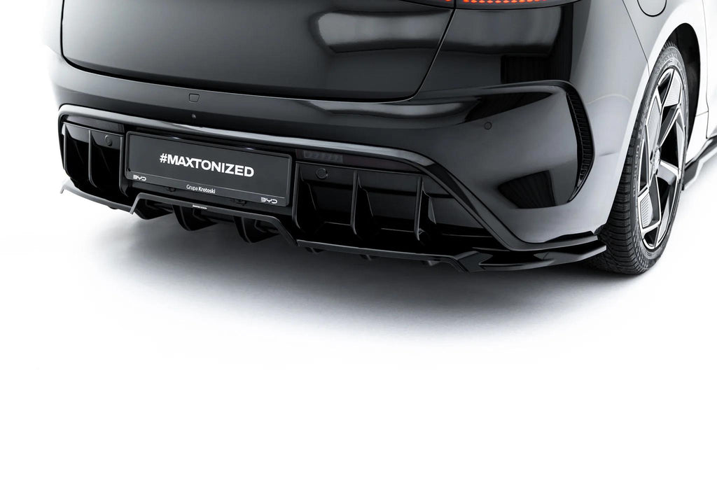 Maxton Design Street+ Mittlerer Diffusor RACE passend für BYD Seal Mk1 schwarz Hochglanz