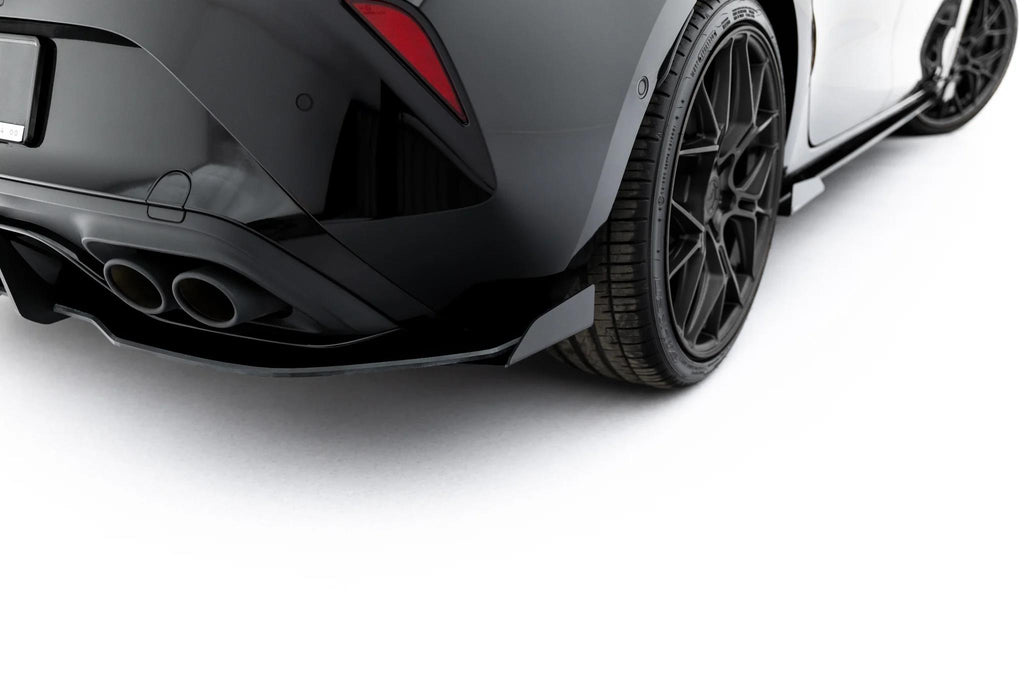 Maxton Design Heckschürze für Cupra Leon Mk1 Facelift [2024-] | Schwarz Hochglanz | ABS-Kunststoff