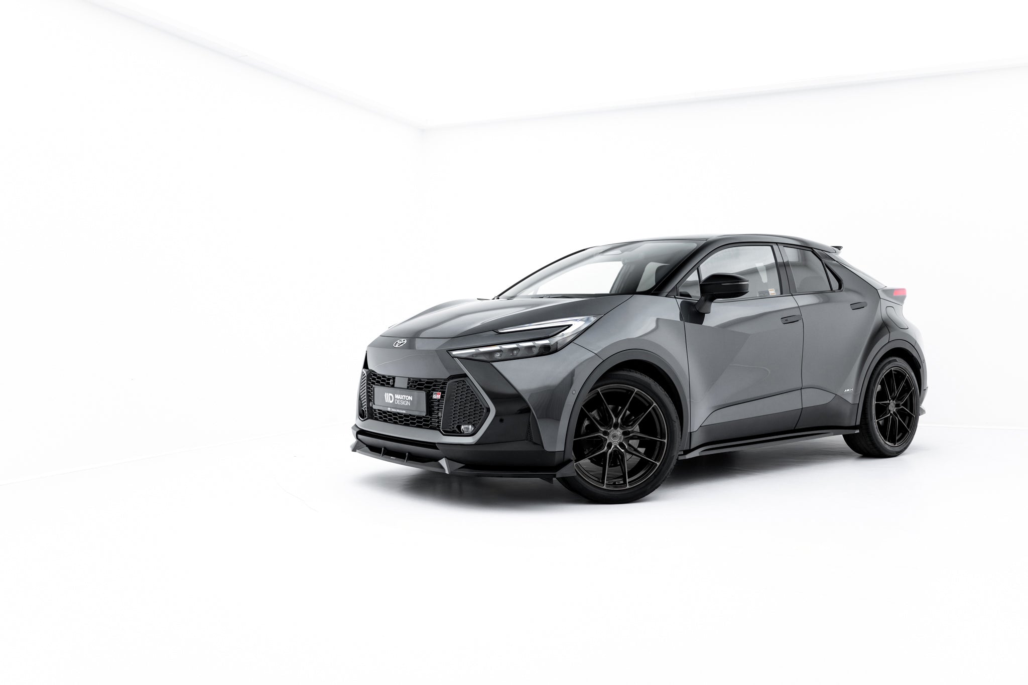 Maxton Design Street+ Seitenschweller Leisten passend für Toyota C-HR Mk2 schwarz Hochglanz
