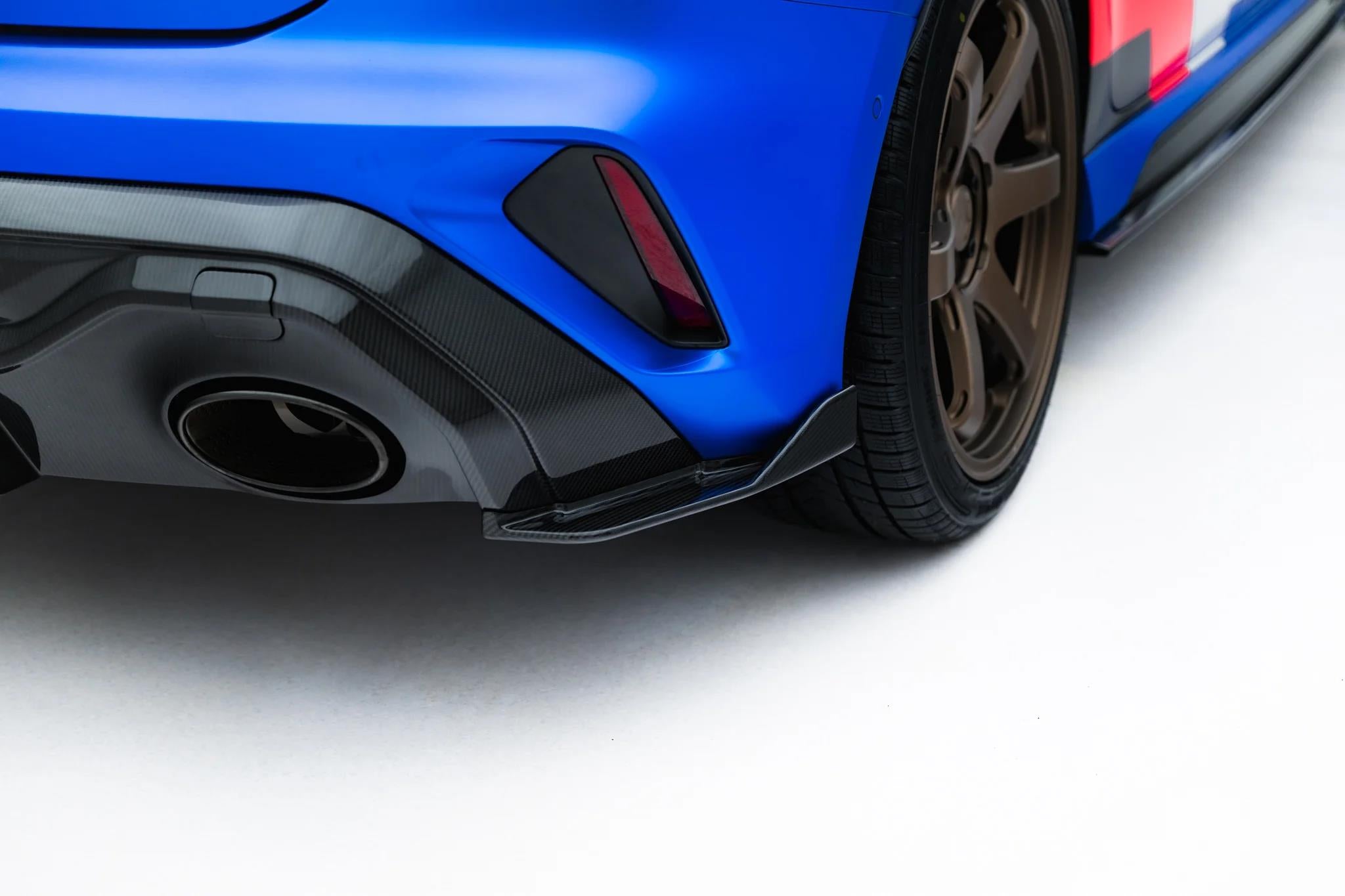 Maxton Design Prepreg Carbon Fiber Heck Ansatz Flaps Diffusor passend für Audi RS3 Sportback 8Y Facelift
