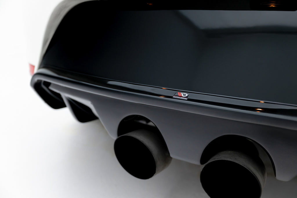 Maxton Design Diffusor Heck Ansatz passend für Seat Leon Cupra/ FR Mk2 schwarz Hochglanz