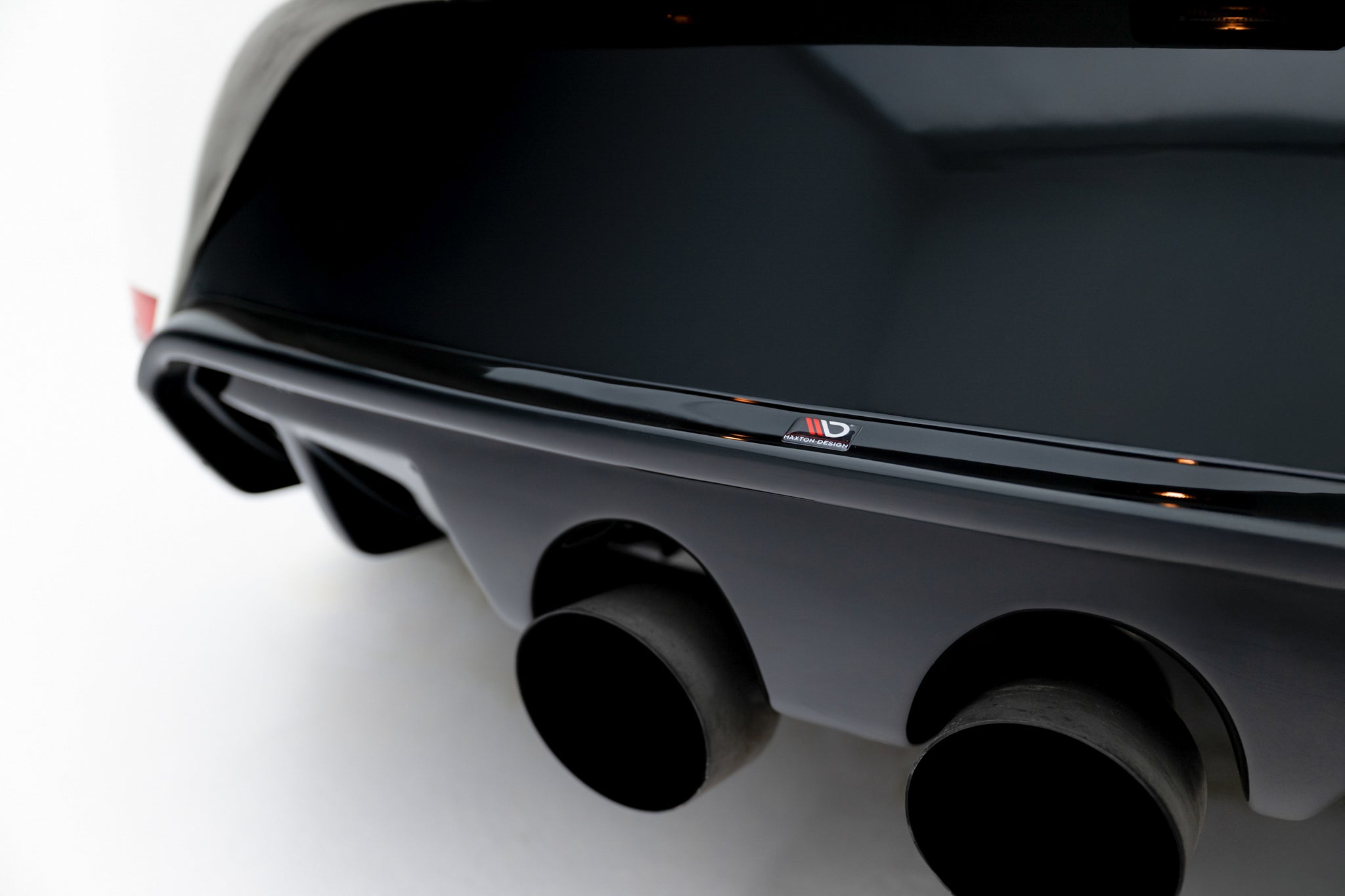 Maxton Design Diffusor Heck Ansatz passend für Seat Leon Cupra/ FR Mk2 schwarz Hochglanz