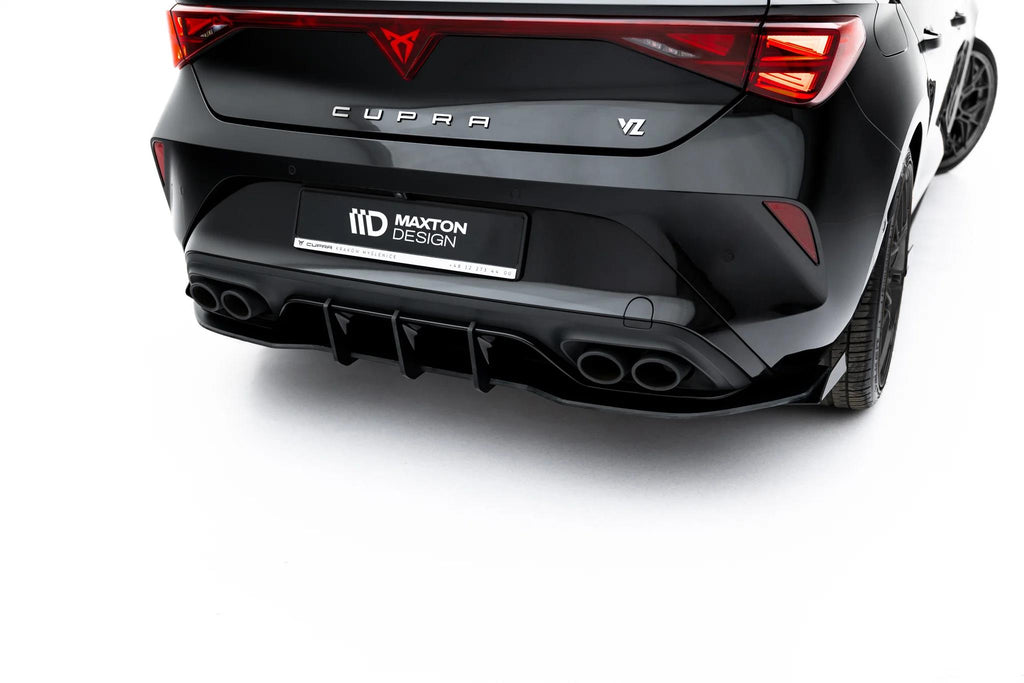 Maxton Design Heck Flaps für Cupra Leon Mk1 Facelift [2024-] | Schwarz Hochglanz | ABS-Kunststoff