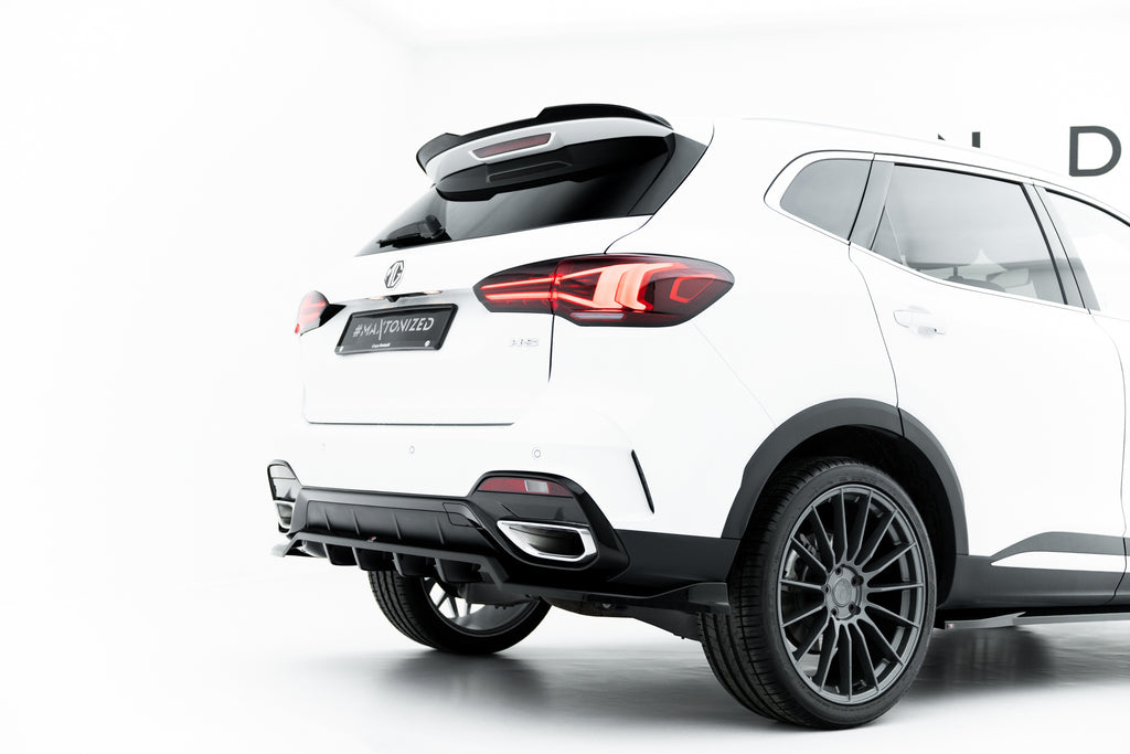Maxton Design Street+ Mittlerer Diffusor RACE passend für MG HS Mk1 Facelift schwarz Hochglanz
