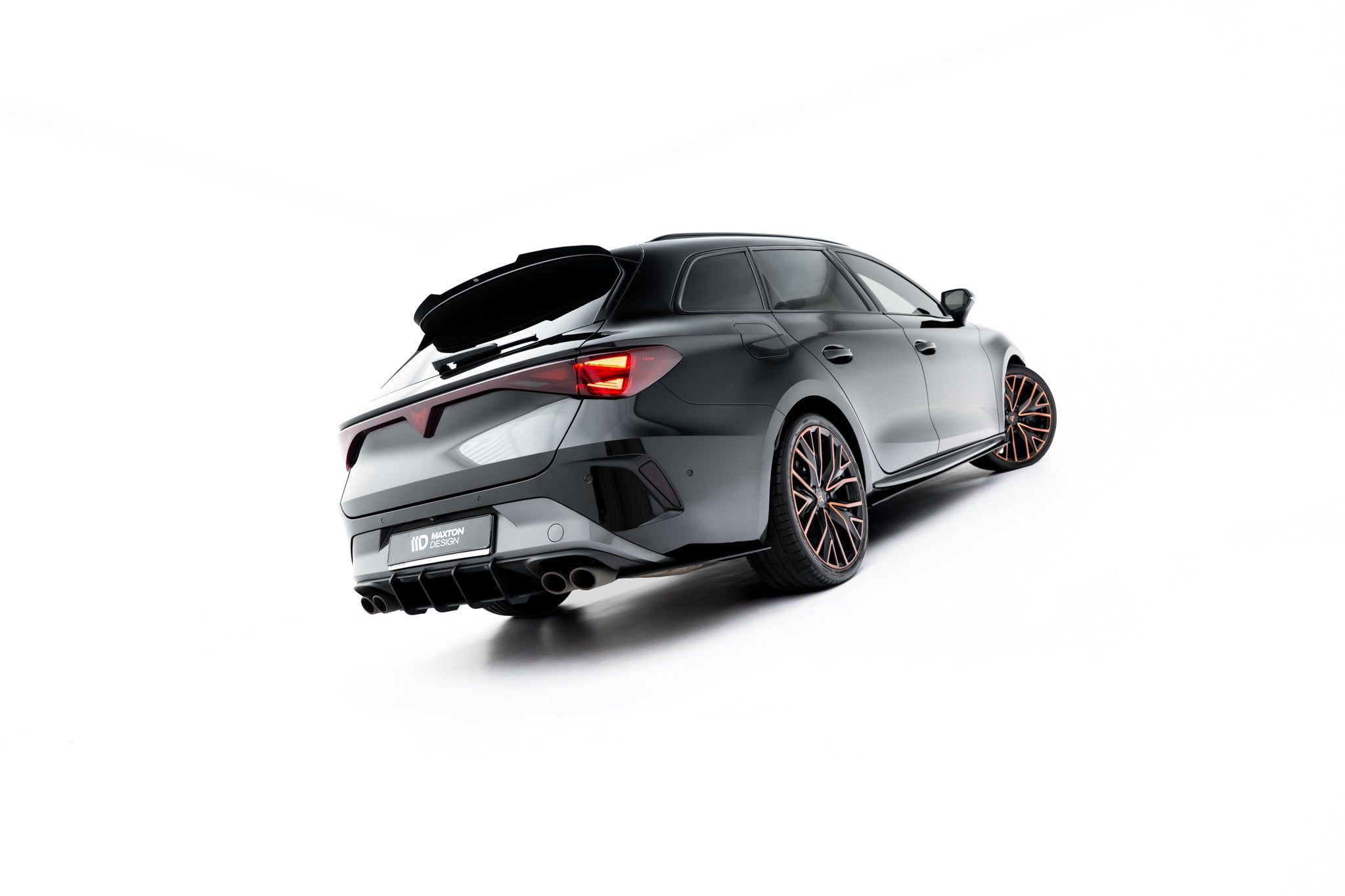 Maxton Design Street Pro Heck Ansatz Flaps Diffusor passend für Cupra Leon ST Mk1 Facelift