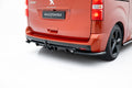 Maxton Design Street+ Mittlerer Diffusor RACE passend für Peugeot Expert Mk3 schwarz Hochglanz