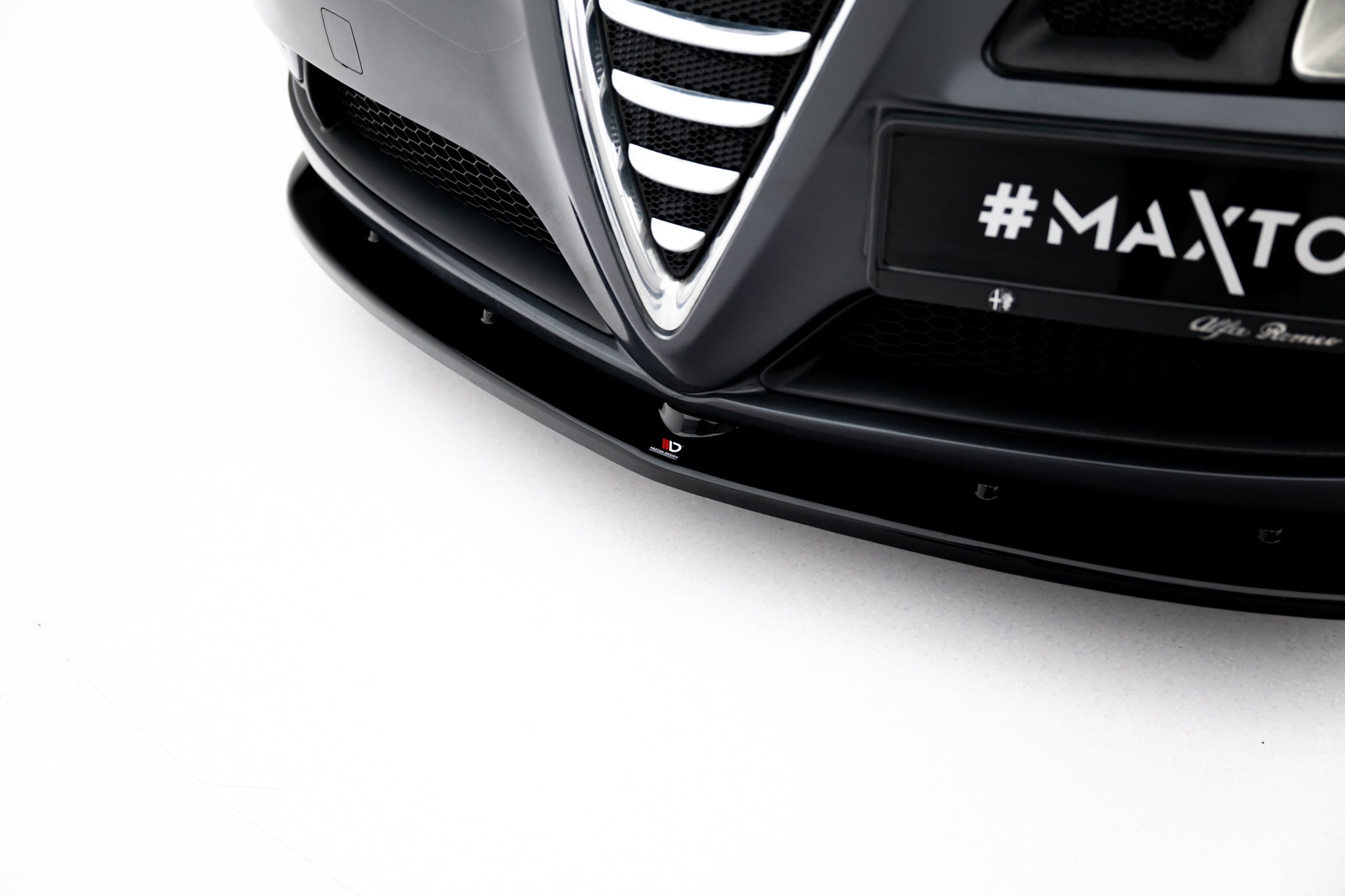 Maxton Design Street+ Spoilerlippe Front Ansatz V.1 passend für Alfa Romeo GT schwarz Hochglanz