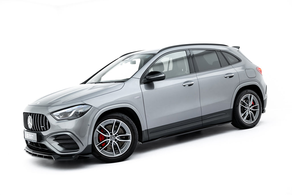 Maxton Design Street+ Seitenschweller Leisten passend für Mercedes-AMG GLA 35 H247 Facelift schwarz Hochglanz