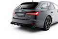 Maxton Design Diffusor Heck Ansatz + Endrohre passend für Audi A6 Limousine / Avant C8 / C8 Facelift